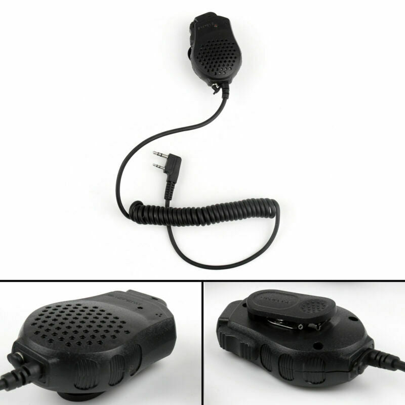 5xDual Push-To-Talk PTT Speaker Mic For Baofeng UV82 L UV8 D UV5R A Two Way  AT2