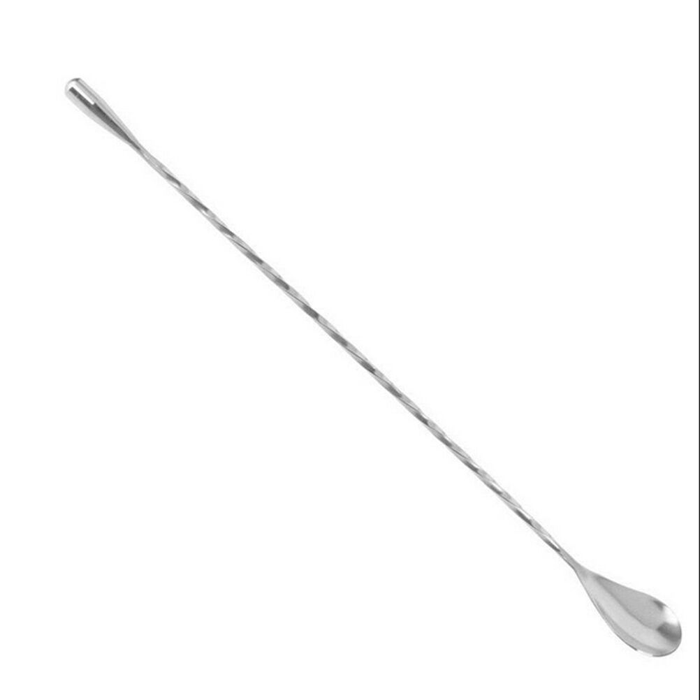 Stainless Steel Cocktail Mixer Stirrer Bar Puddle Stirring Spoon Lad.l8