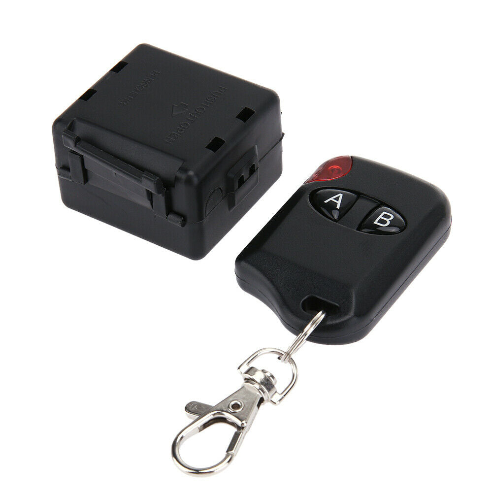 12V Relay Wireless Remote Control Lamp Two Key LED Switch Transceiver @