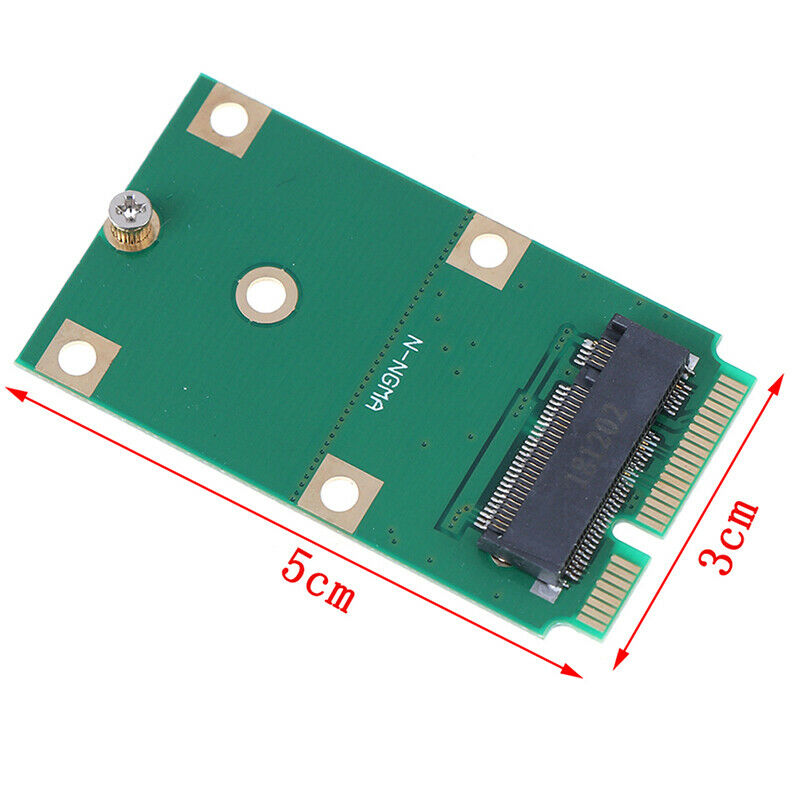 Mini xI-E 2 Lane M.2 NGFF 30mm 42mm SSD To 52pin mSATA Adapter Card DD
