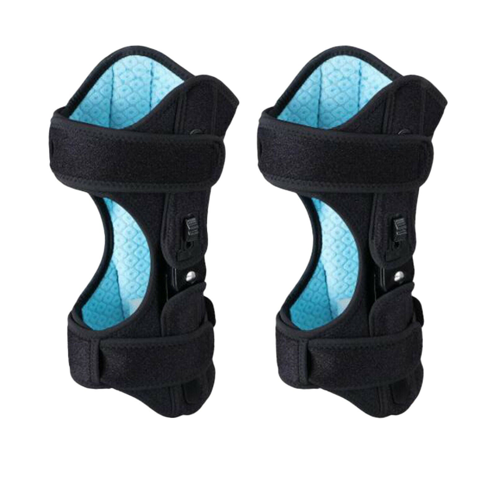2x Knee Protection Booster Leg Joint Knee Sleeve Support for Climbing Black