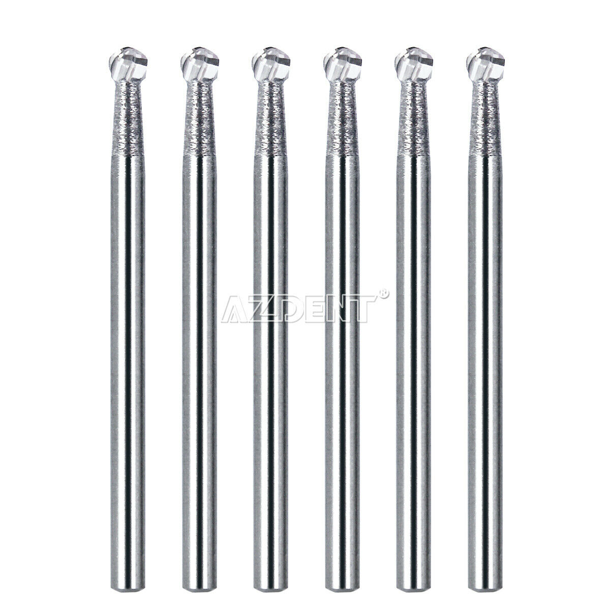 5X Dental Surgical Tungsten Carbide Burs Round type FGXL 6 25mm 1.6mm 6pcs/pack