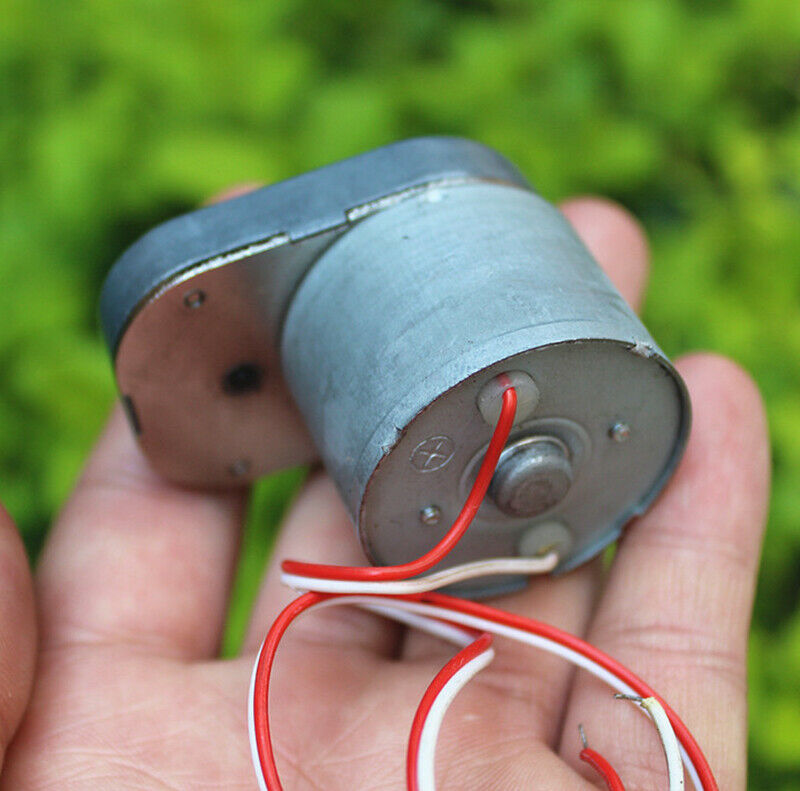 1pcs DC 5V-12V seven-shaped DC gear motor All metal gear reducer motor