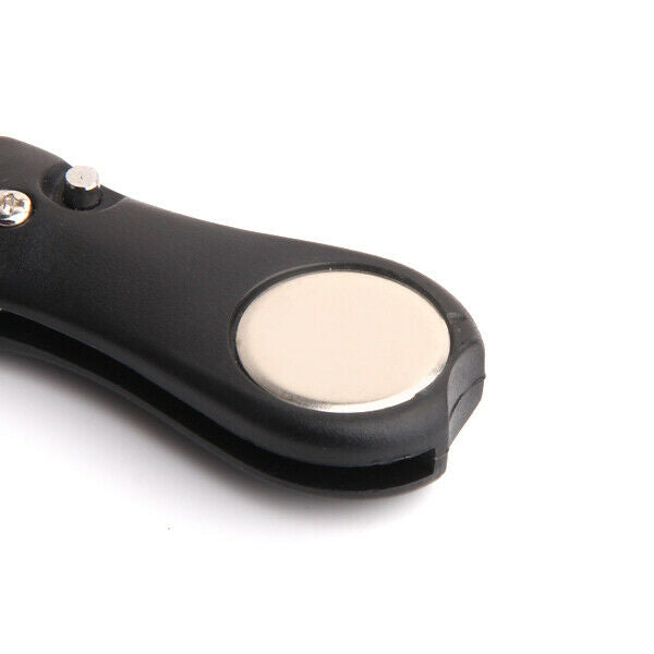 Golf Green Divot Repair Switchblade Tool w/ Ball Marker