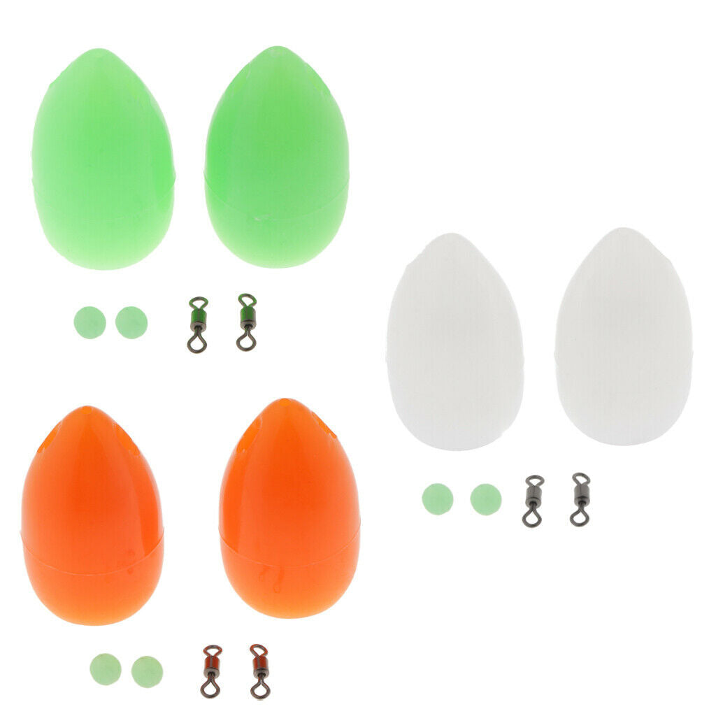 6pcs Casting Fishing Float Bobber Float Floating Bombarda Floats 3.6g