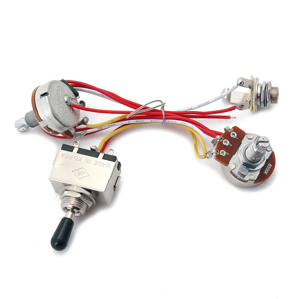 Durable Wiring Kit For A500K B500K Rocker Guitar For Guitar