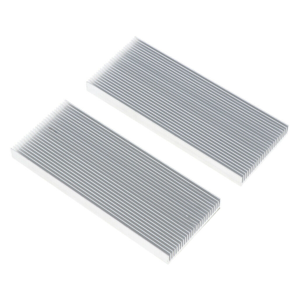 2x IC Cooling Fan Heatsink Accessory Kit Cooler Fin for LED Light 100x41x8mm