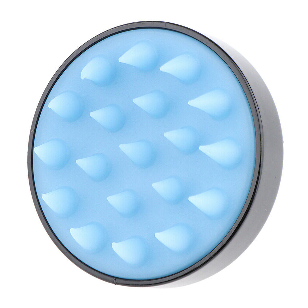 3Pcs Soft Silicone Shampoo Brush Scalp Head Massage Hair Cleaning Brush