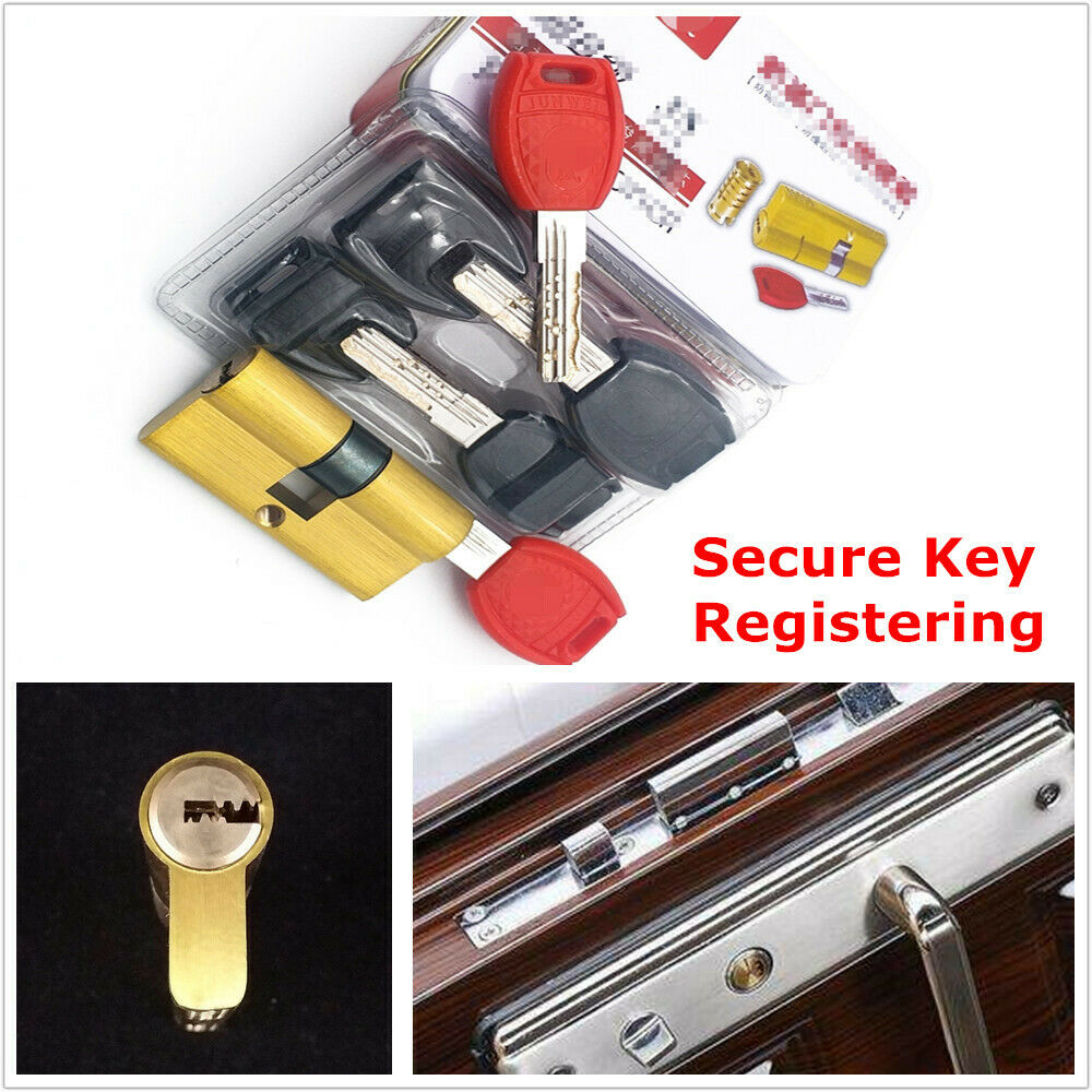 Anti-Theft Door Lock Core Total Copper Part Wooden Door Composite Series Secured