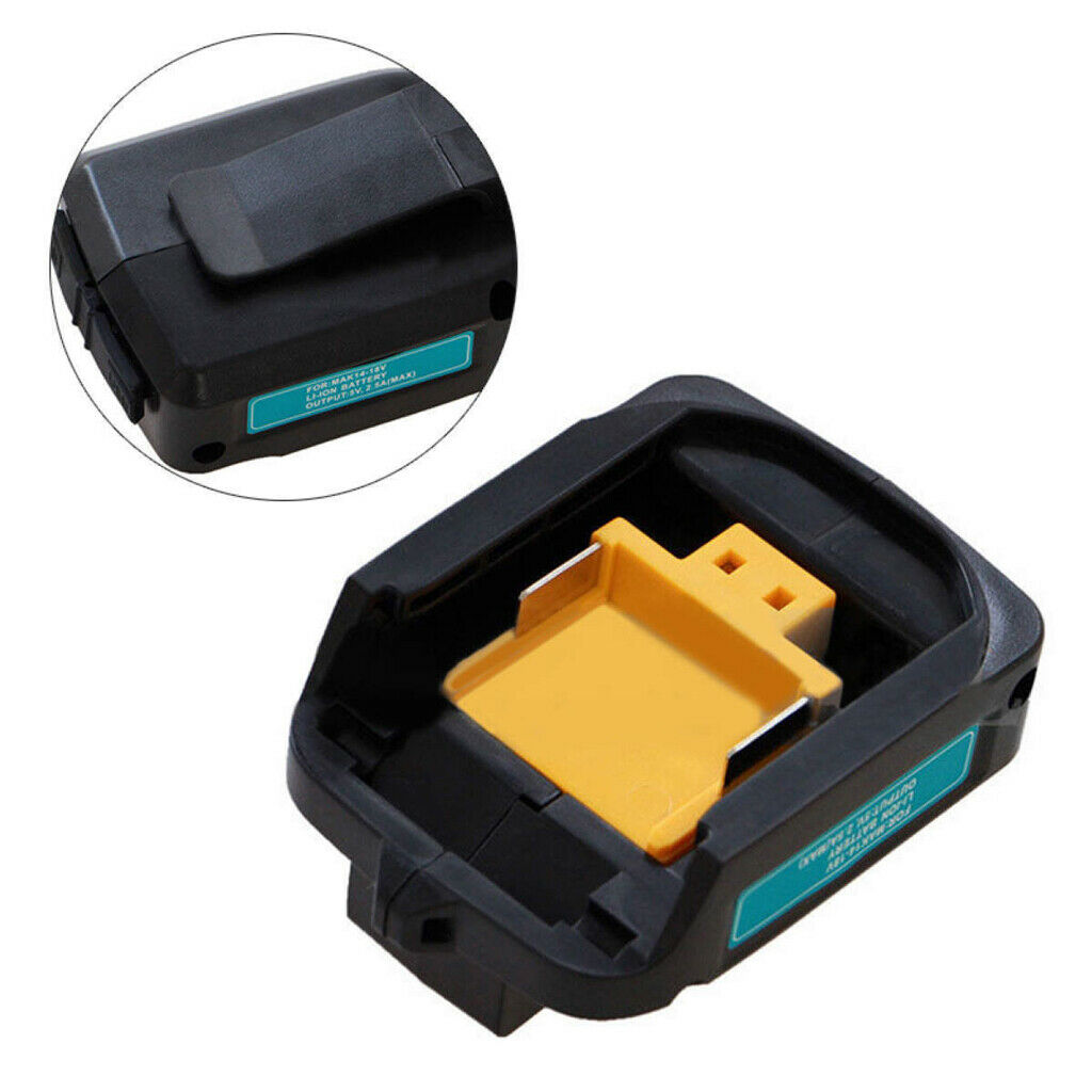 USB Charger Adapter Battery Adapter Replacement for 14V Lithium Battery