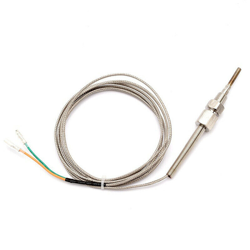 Exhaust Gas Temperature Sensor Cable Auto Temp Gauge Probe Sensors 1/8NPT Thread