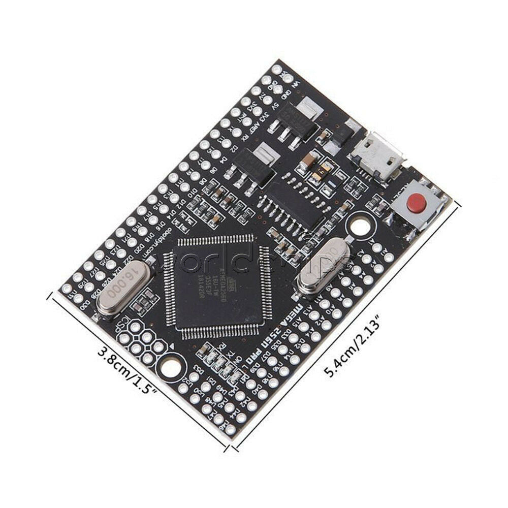 ATMEGA2560-16AU Mirco USB Development Board CH340G for Arduino MEGA 2560 Pro R3