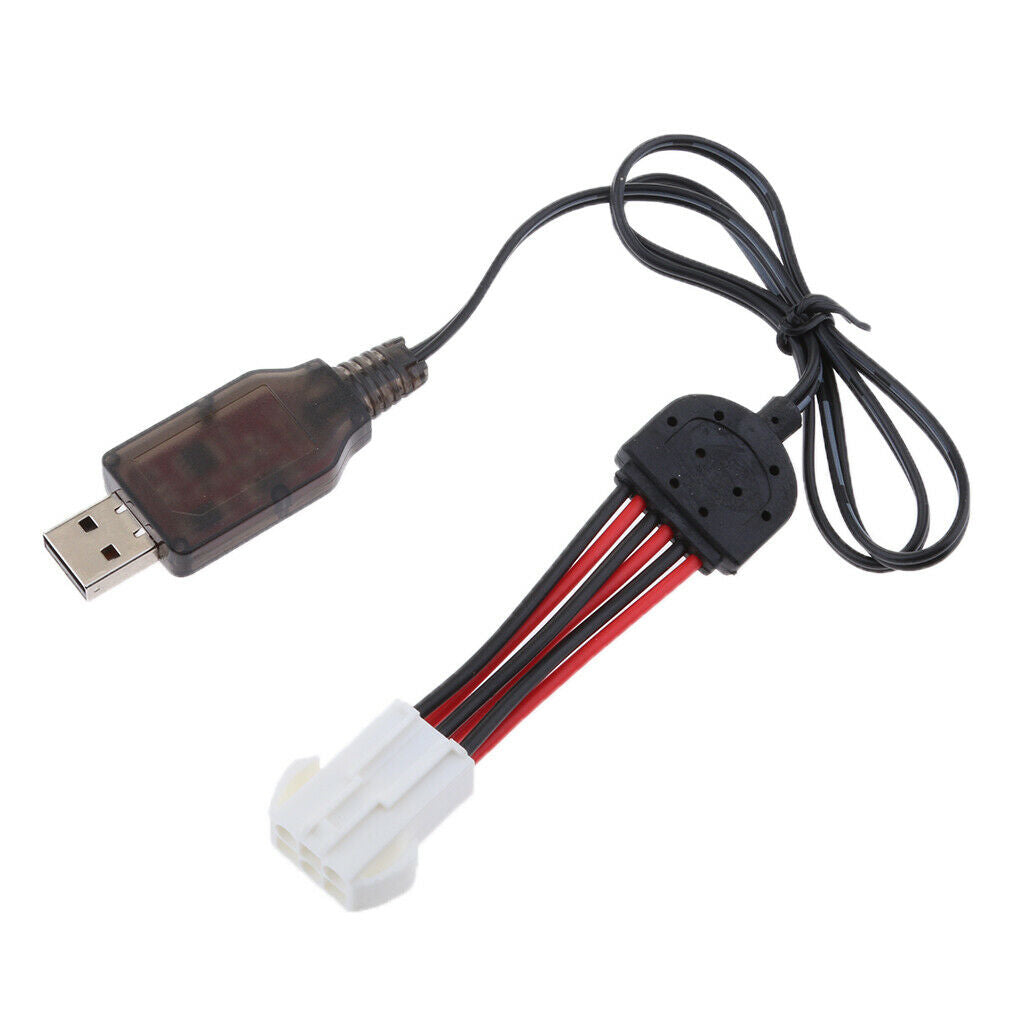 9 . 6V   Batteries   Charger   Cable   EL - 6P   Female   Plug   for   RC   Toys