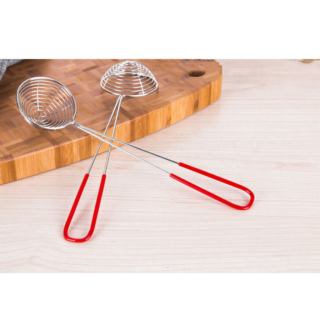 Spider Strainer Skimmer Stainless Steel Wire Skimmer Spoon for Kitchen Food