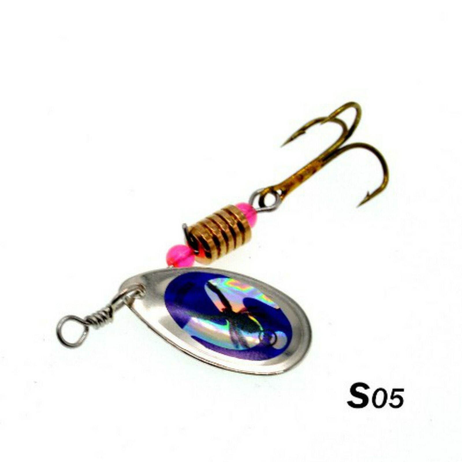 10x Fishing Lures Metal Spinner Lures Bass Tackle Crankbait Trout Spoon
