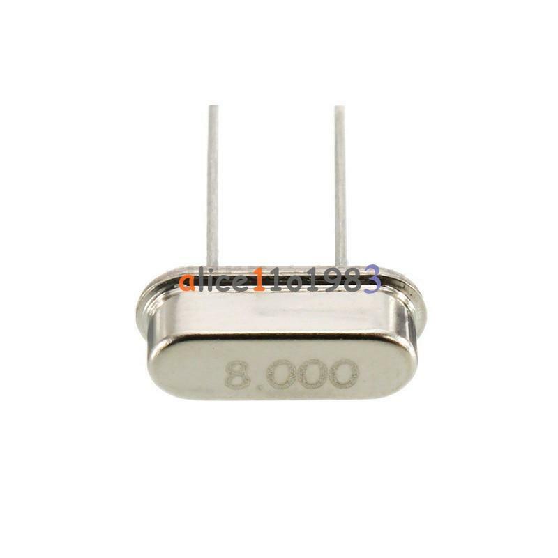10PCS 8MHz /8.000 MHZ Crystal Oscillator HC-49S NEW
