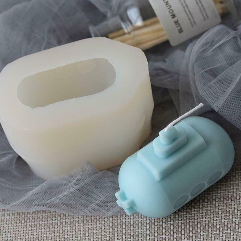 Creative Submarine Candles Silicone Mold Aromatherapy Candle Silicone Soap Mold