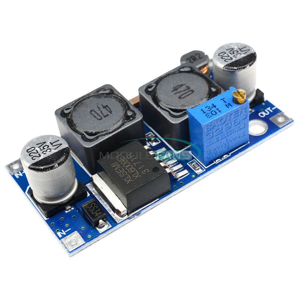 2PCS DC-DC Boost Buck adjustable step up down Converter XL6009 Solar Module M