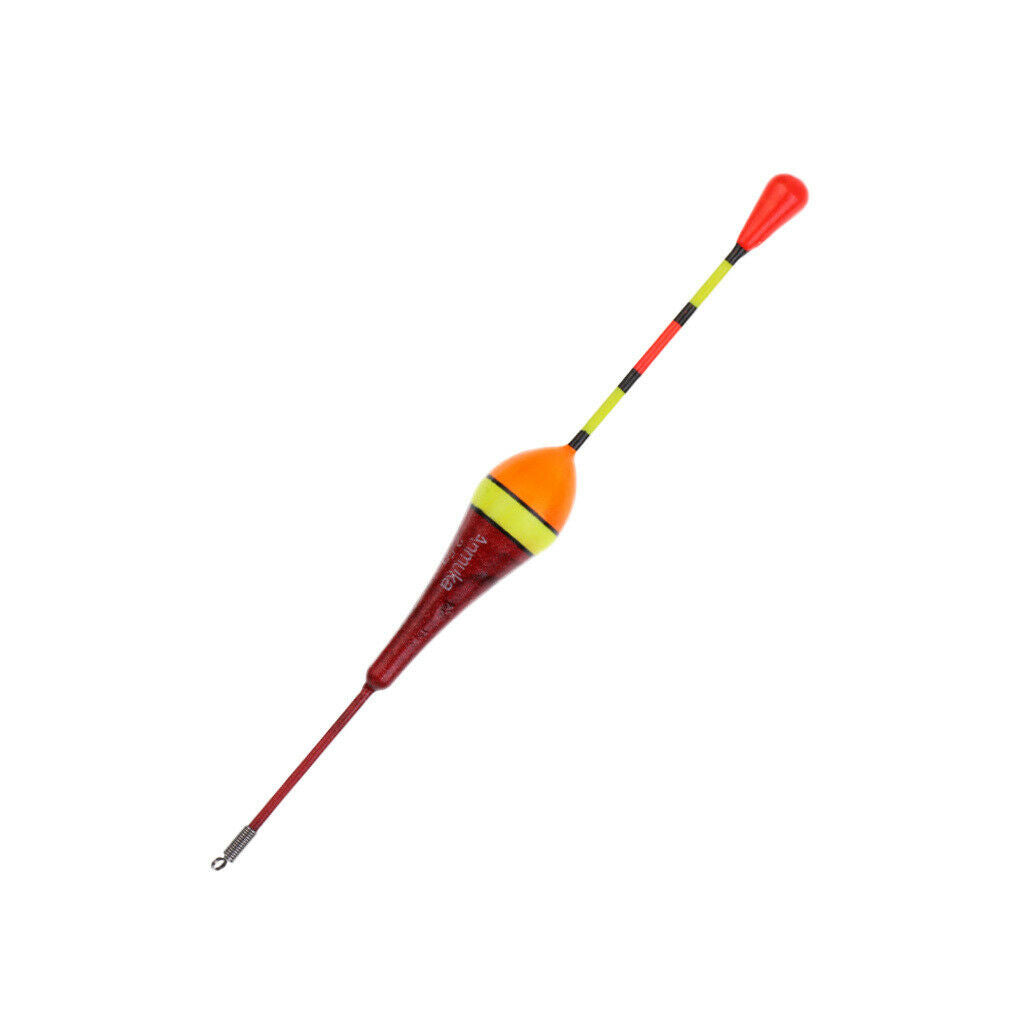10 pieces 2.5g fishing paulownia wooden float bobber carp coarse fishing red