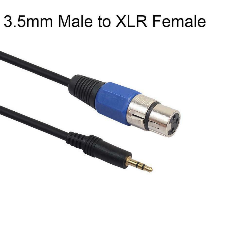 5 Meter Wearable 3.5 mm   Male to XLR Female Stereo Audio Cable Cord for