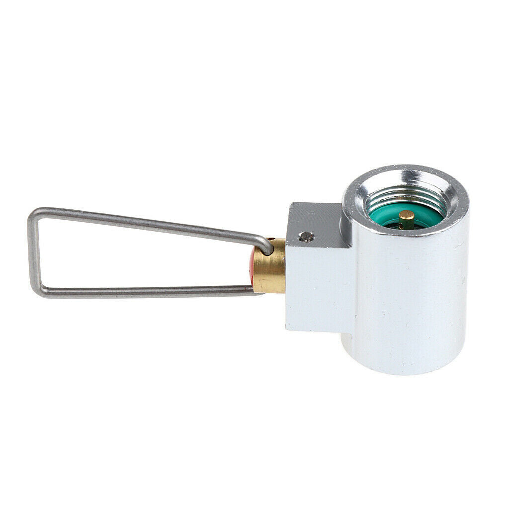 Aluminum Alloy Camping Stove Gas Tank Adapter Propane Gas Cylinder Refill