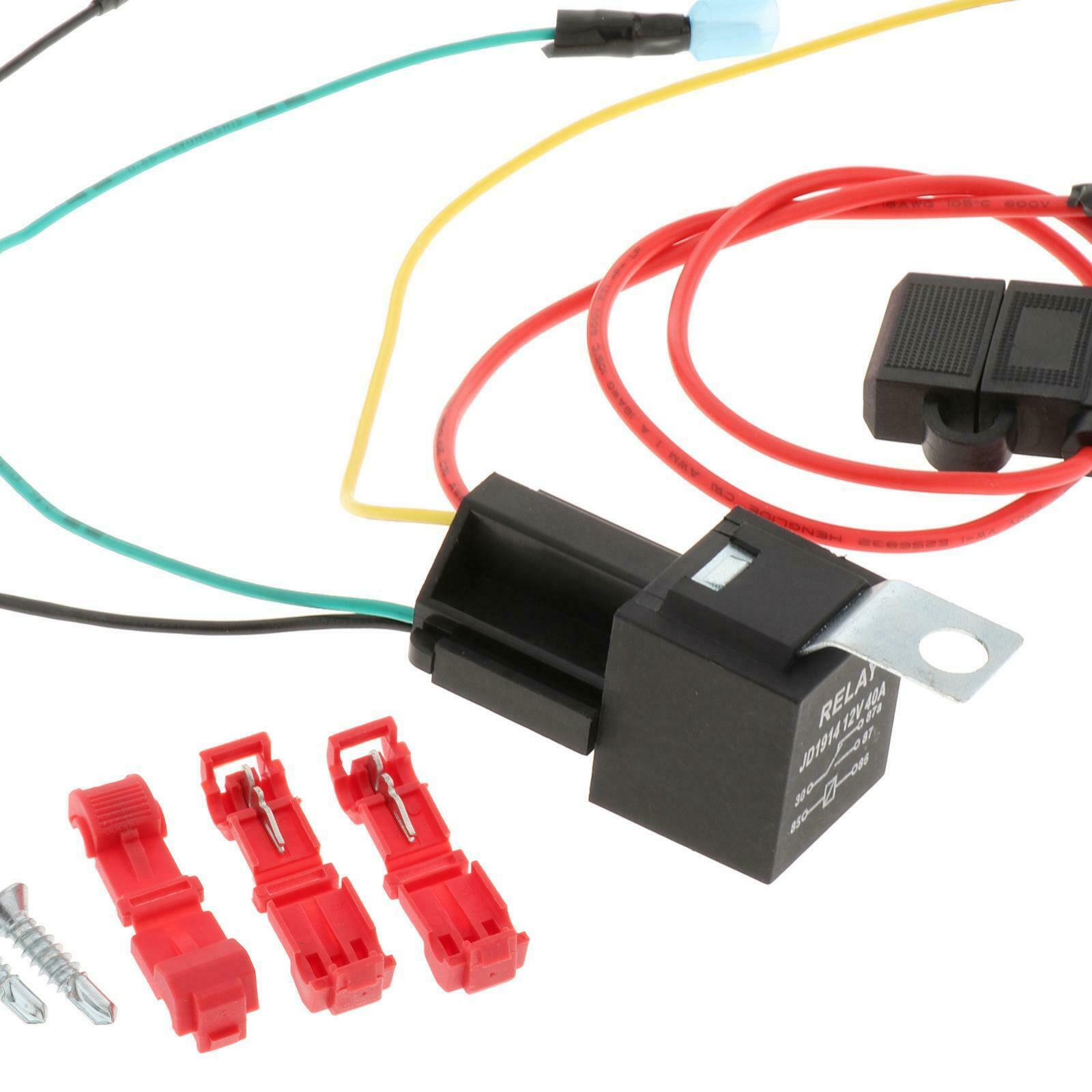 High Low Beam Cable Wire Harness 4 Lights Headlamp Kit for Chevy Suburban