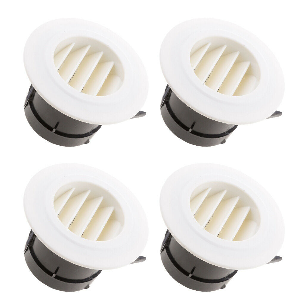 4pcs 3inch Air Vent Louver Air Grill Cover for Bathroom Office Home (Ã¸75mm)