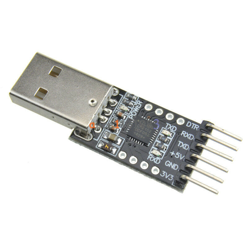 5PCS 6Pin USB 2.0 to TTL UART Module Serial Converter CP2102 STC Replace FT232