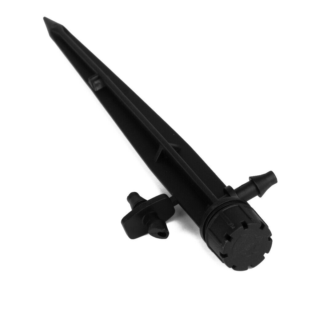 100x Black Irrigation Drippers Water Drip Emitters Sprinkler for Flower Beds