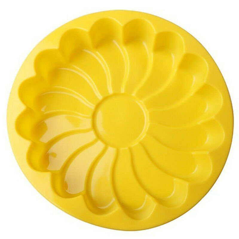Silicone Cake Mold Single Flower DIY Baking Cake Pan Sun Flower Jelly M xJSJCA