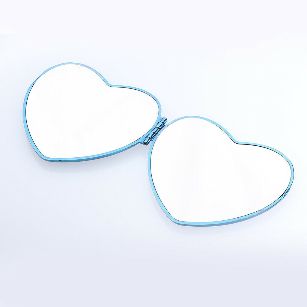 Fashion Pocket Vanity Mirror Lovely Portable Makeup Mirror Cute Heart Shaped