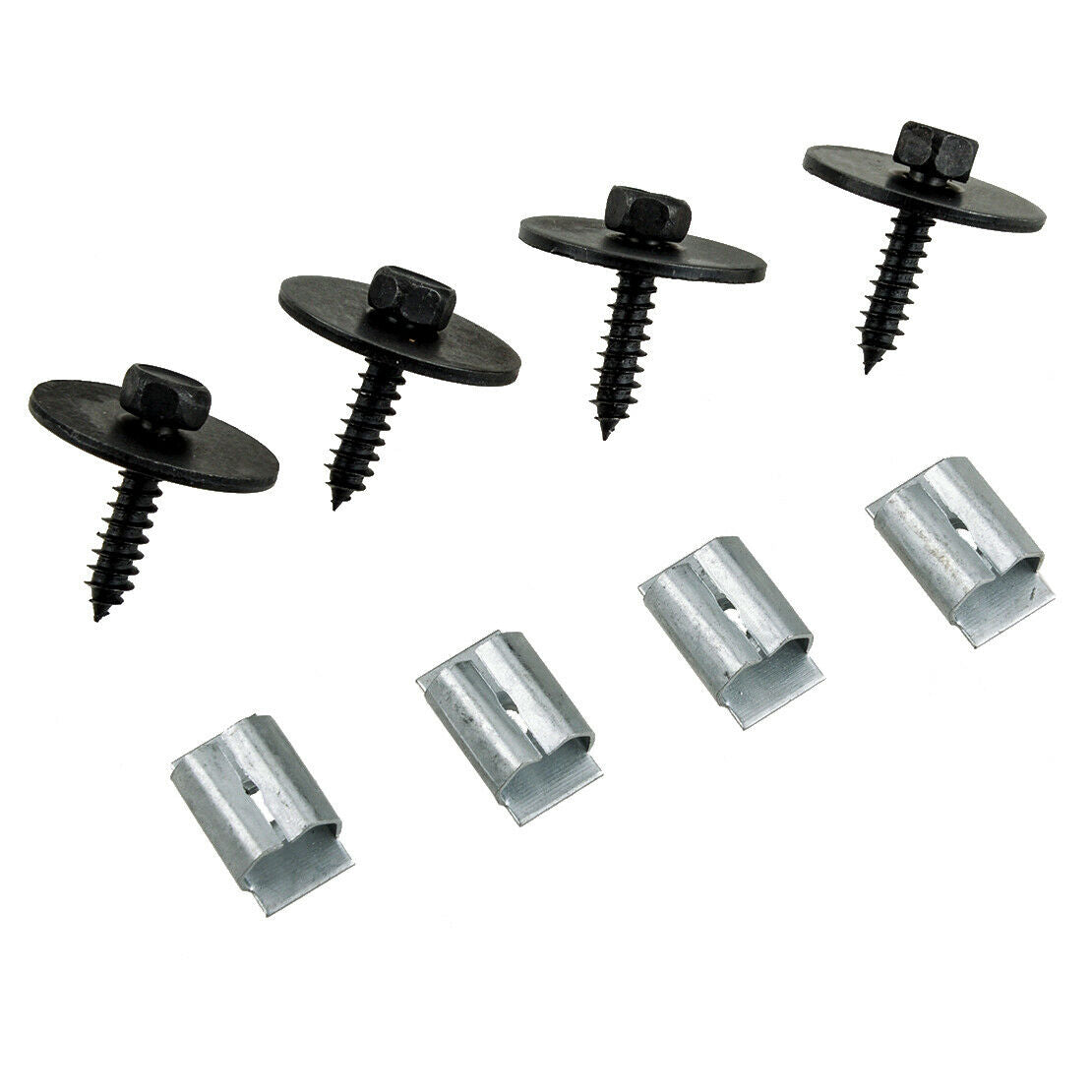 1Kit Undercar Shield Clip Nuts Sheet Metal Screws Fit for Mercedes W124 W125