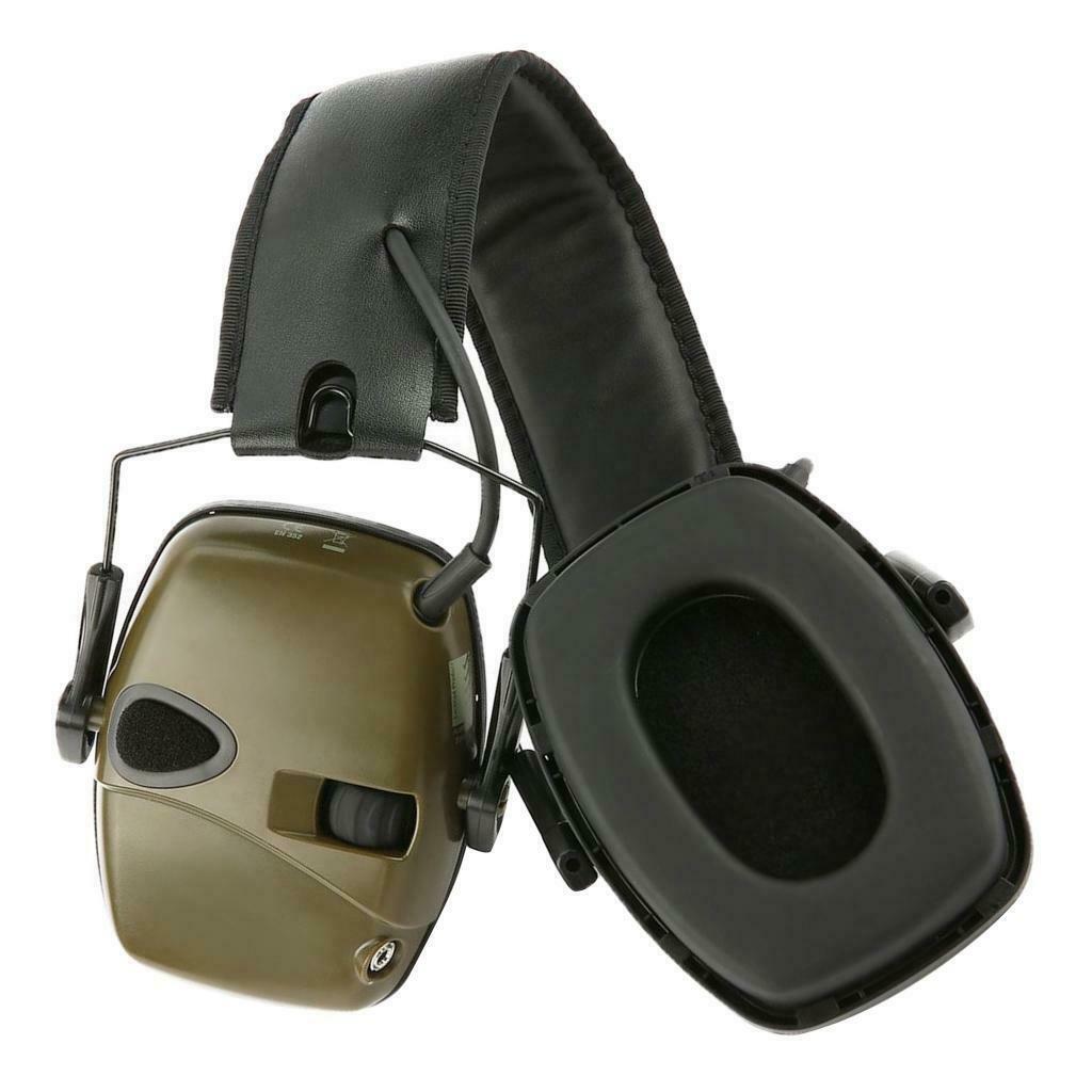 Ear Defenders Lightweight Noise Reduction Shooting Ear Protection Green