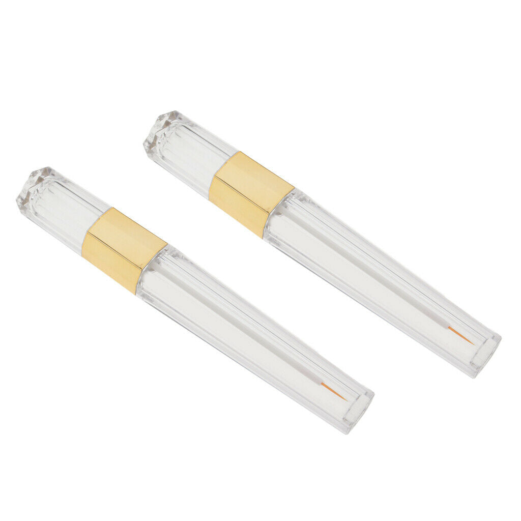 2pcs 5ml Empty Eyelashes Tube Eyeliner Vials Bottle With Wand Applicators for