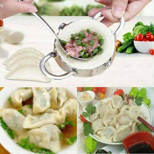 Stainless Steel Eco-Friendly Pastry Tool Dumpling Maker Wraper Dough Cutter Kit.