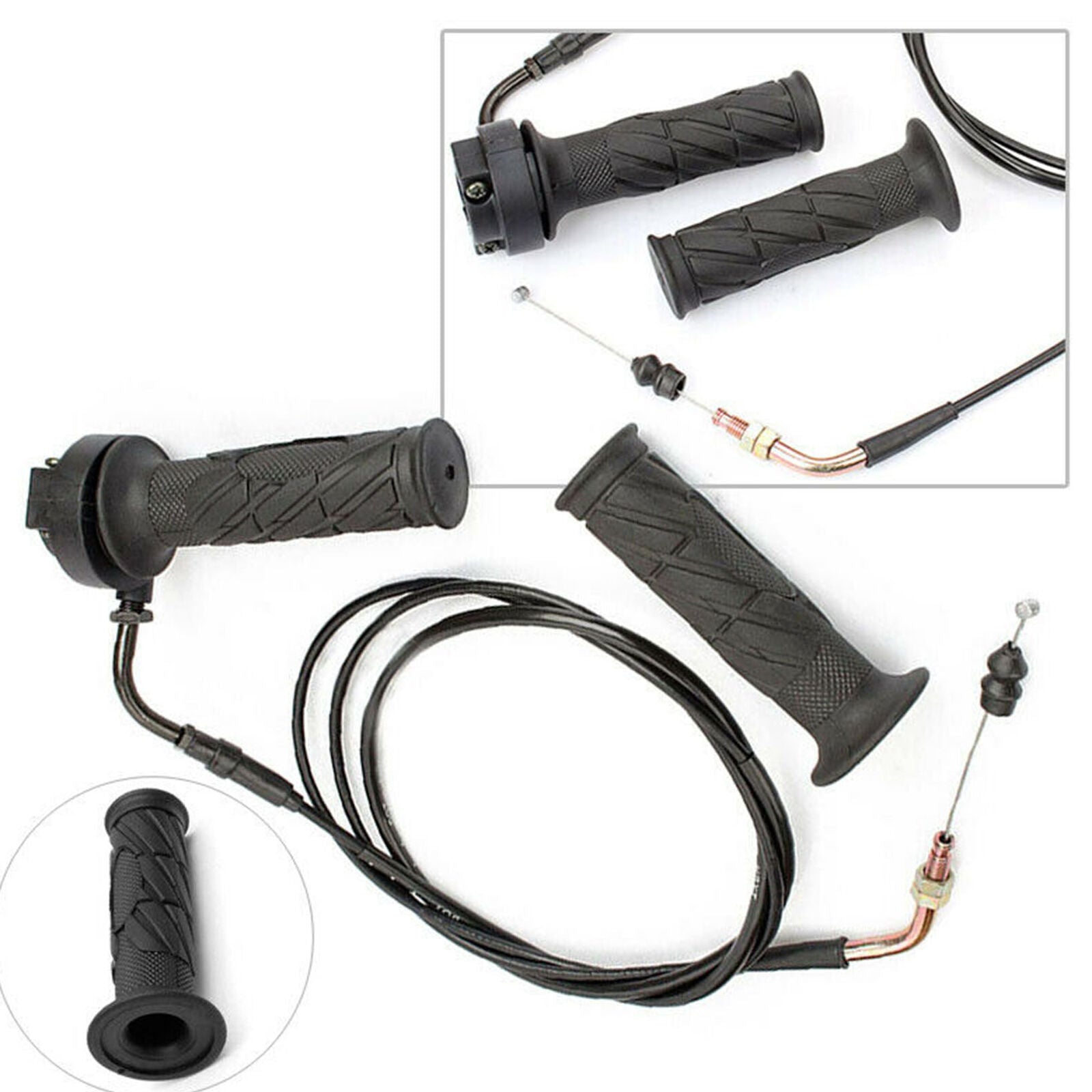 For GY6 125-150CC ATV Bike Moped Scooters Hand Grip Throttle Cable Replace Parts