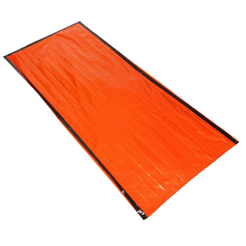 Emergency Sleeping Bag Outdoor Survival Whistle Blanket Hiking Shelter Sack