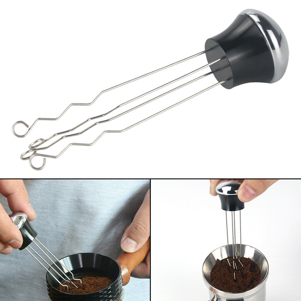 Stainless Steel Coffee Tamper Needle Leveler Tool Needle Type for Cafe