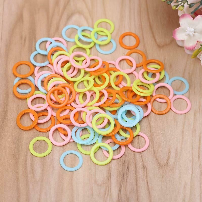 150pcs Round Knit Knitting Marking Circles Rings Marker Crochet Stitch DIY Craft