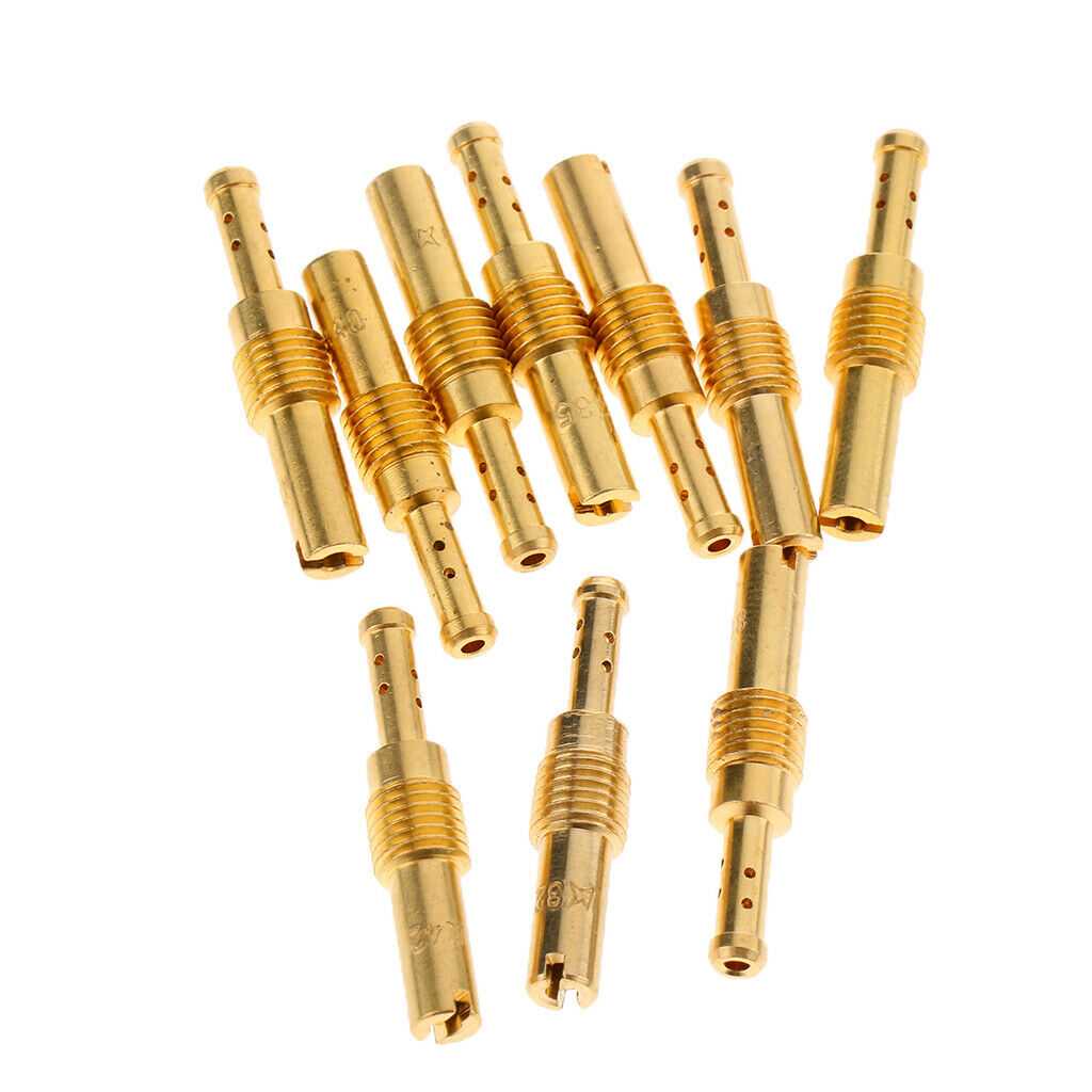 10x Injector Nozzles for PWK KOSO  OKO Carb, Slow Pilot jets 32 35 38 40