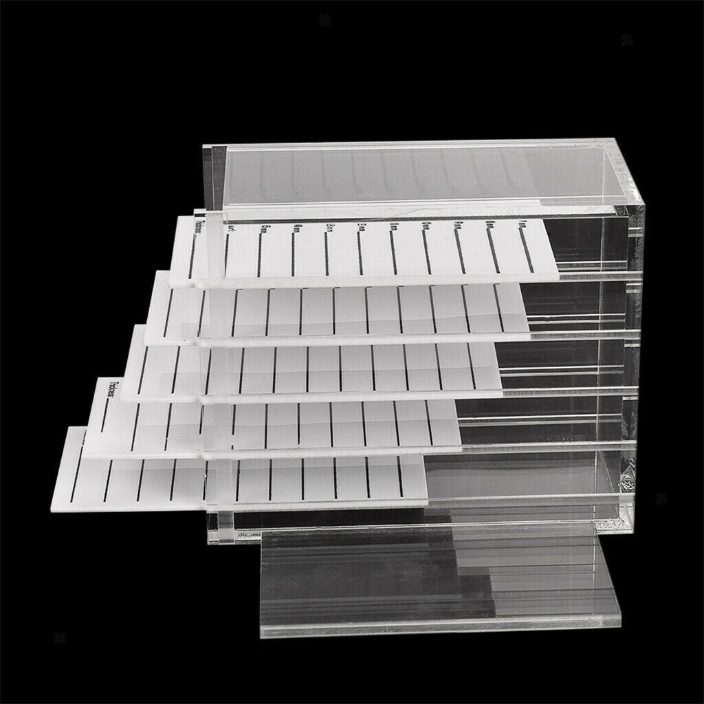 5 Tiers Professional Grafting False Eyelash Organizer Collection Storage Box