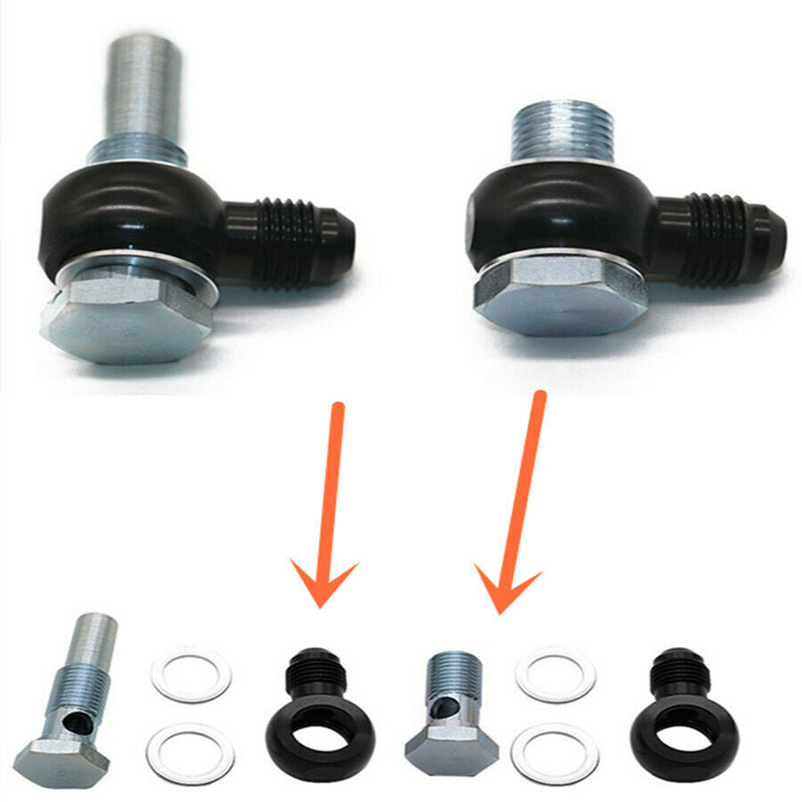 4L80E 6ANx1/4NPSM GM Transmission 90Â° Oil Cooler Fitting for 1997-mid 2010 cases