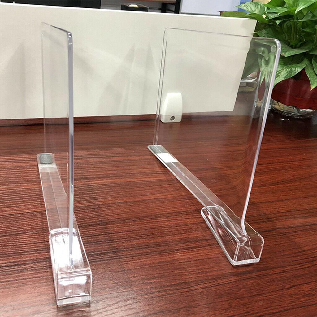 Multifunction Clear Acrylic Shelf Dividers for Organization Kitchen Office