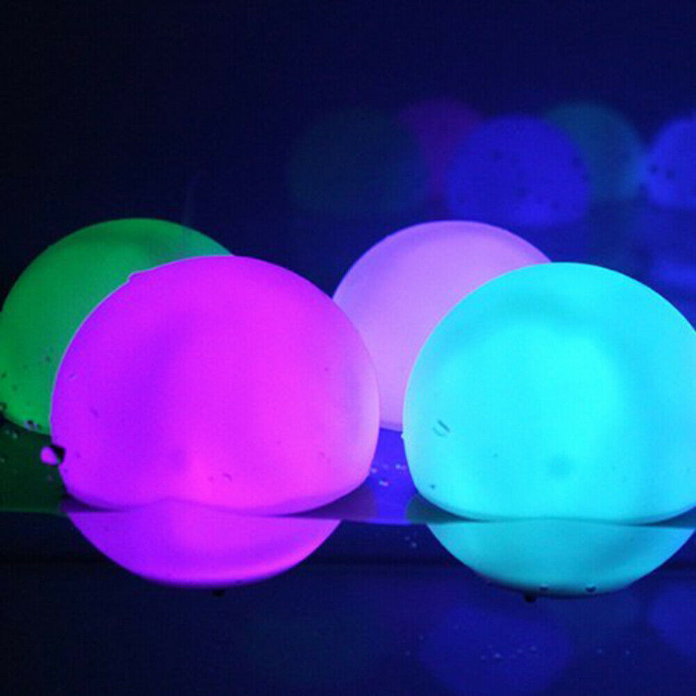 40cm Outdoor Inflatable Beach Ball LED Light Swimming Pool Party Water Game Toys