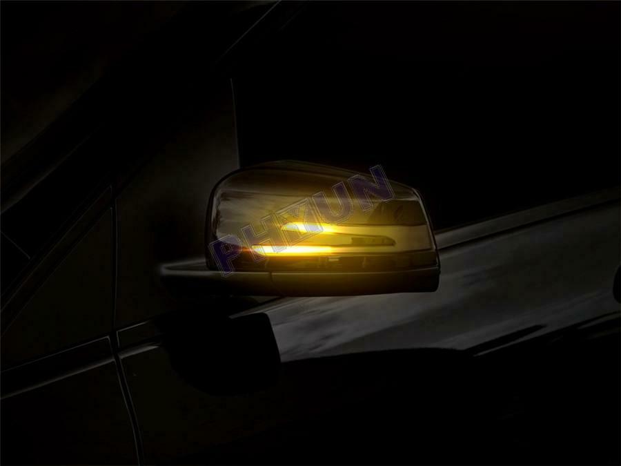 2x Car Rearview Mirror Turn Signal Light Dynamic Led Indicator For Mercedes Benz