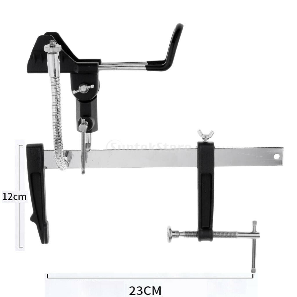 Fishing Rods Holder Support Pole Bracket Ground Support Stand w/ Light Stand