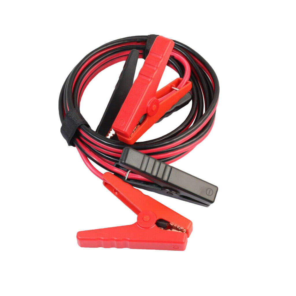 500A car kit cable with 2 alligator clips for battery and male too