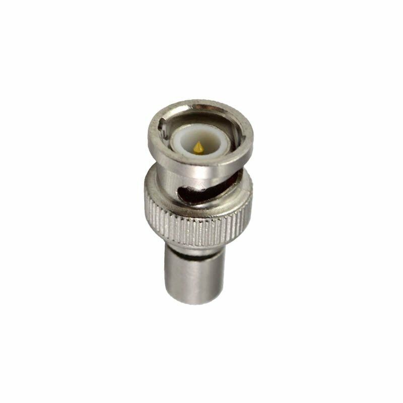 50 Ohm BNC Male Plug Protector Straight RF Coaxial Adapter Connector Alloy
