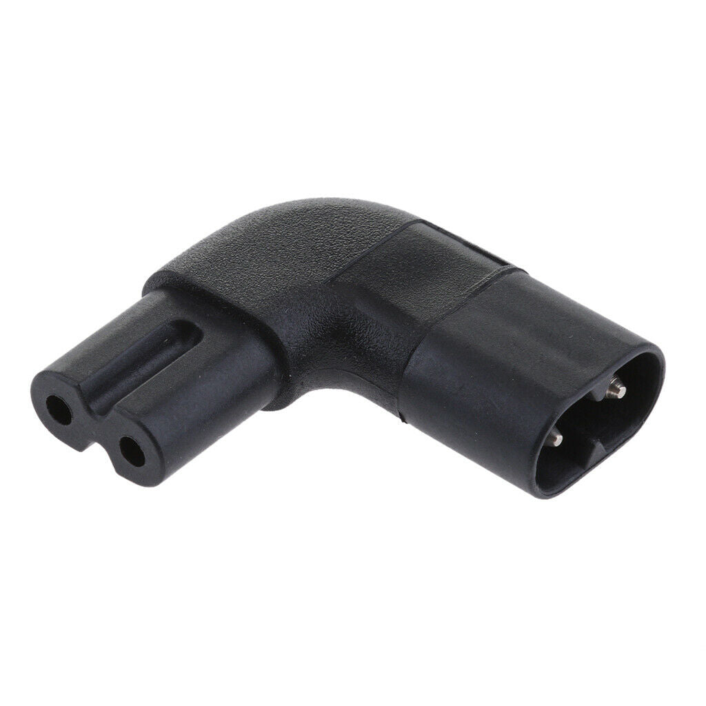 IEC320 C7 to C8 Power Extension Cord Cable , Black