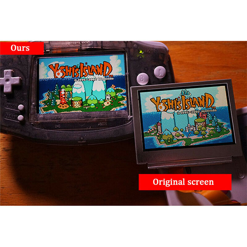 10 Levels High Light V2 IPS Backlight LCD Screen Kit For Game Boy Advance GBA